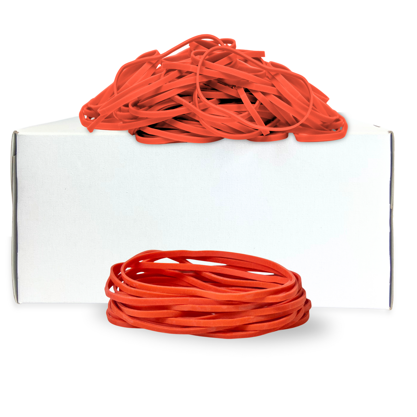 Red Packer Bands - Industrial Quality Rubber Bands, Size #36 (5" x 1/8"), Red