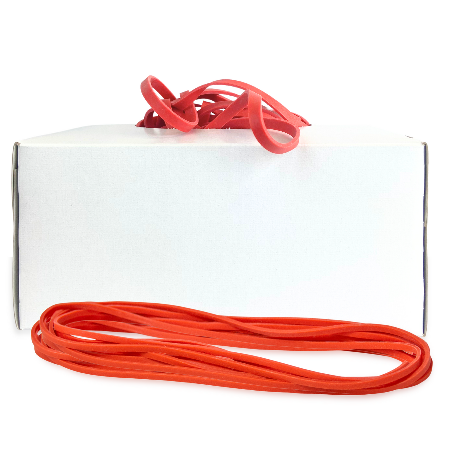 #142 Red Packer Rubber Bands – 25 lb Case | Alliance Rubber