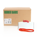 #142 Red Rubber Bands - 8" x 1/8" Bulk Alliance Rubber