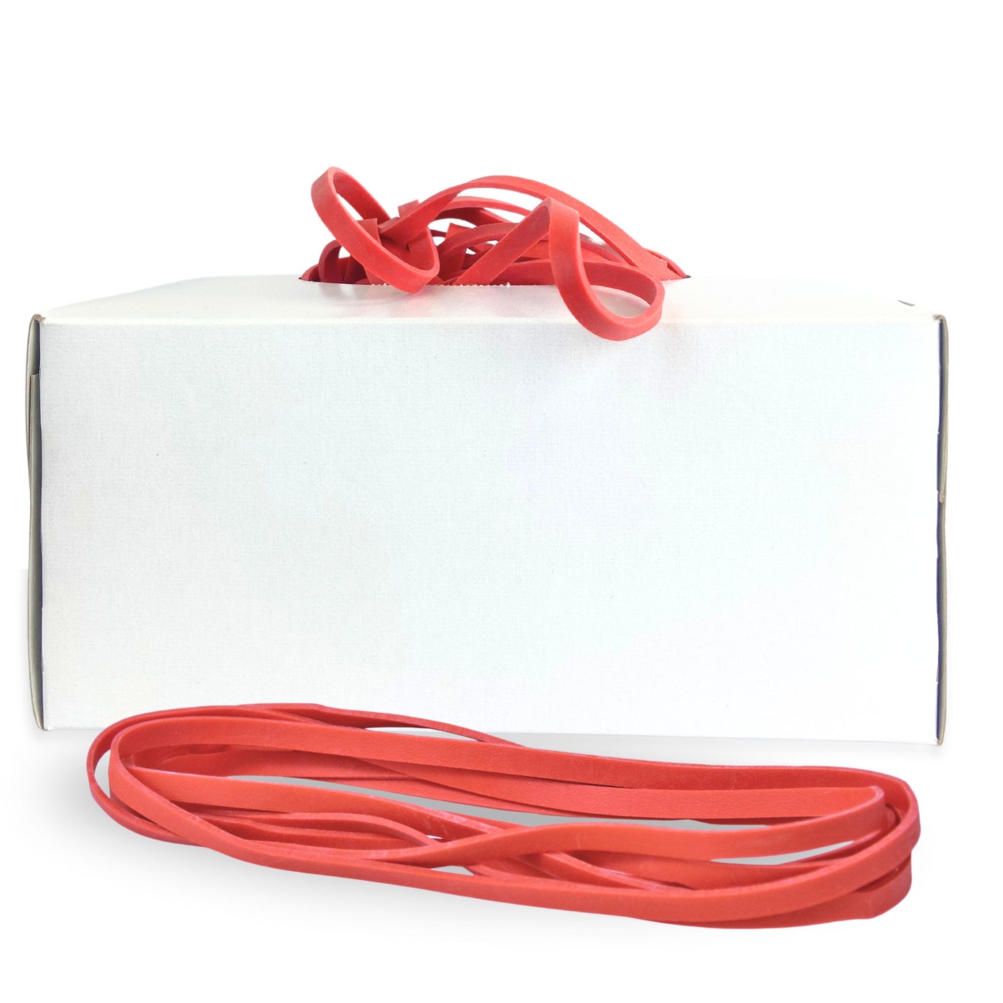 #172 Red Packer Rubber Bands – 25 lb Case | Alliance Rubber