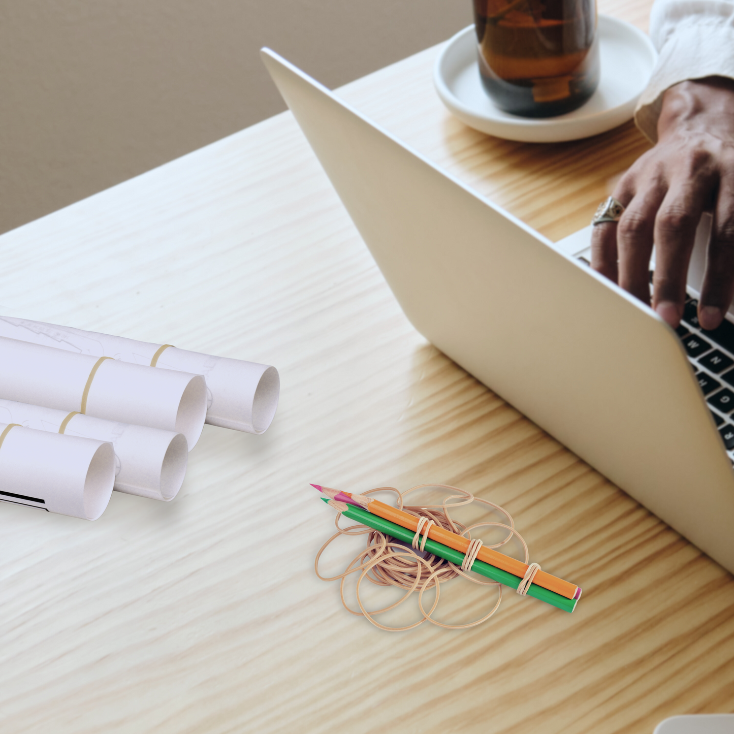 Alliance Advantage Rubber Bands, Size #12 (1-3/4" x 1/16"), Natural Crepe