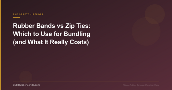 Rubber Bands vs Zip Ties: Which to Use for Bundling (and What It Really Costs)