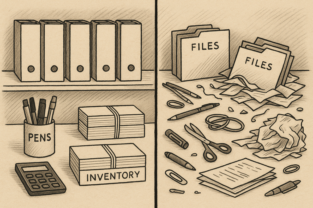 Rubber Bands for Office and Inventory Organization