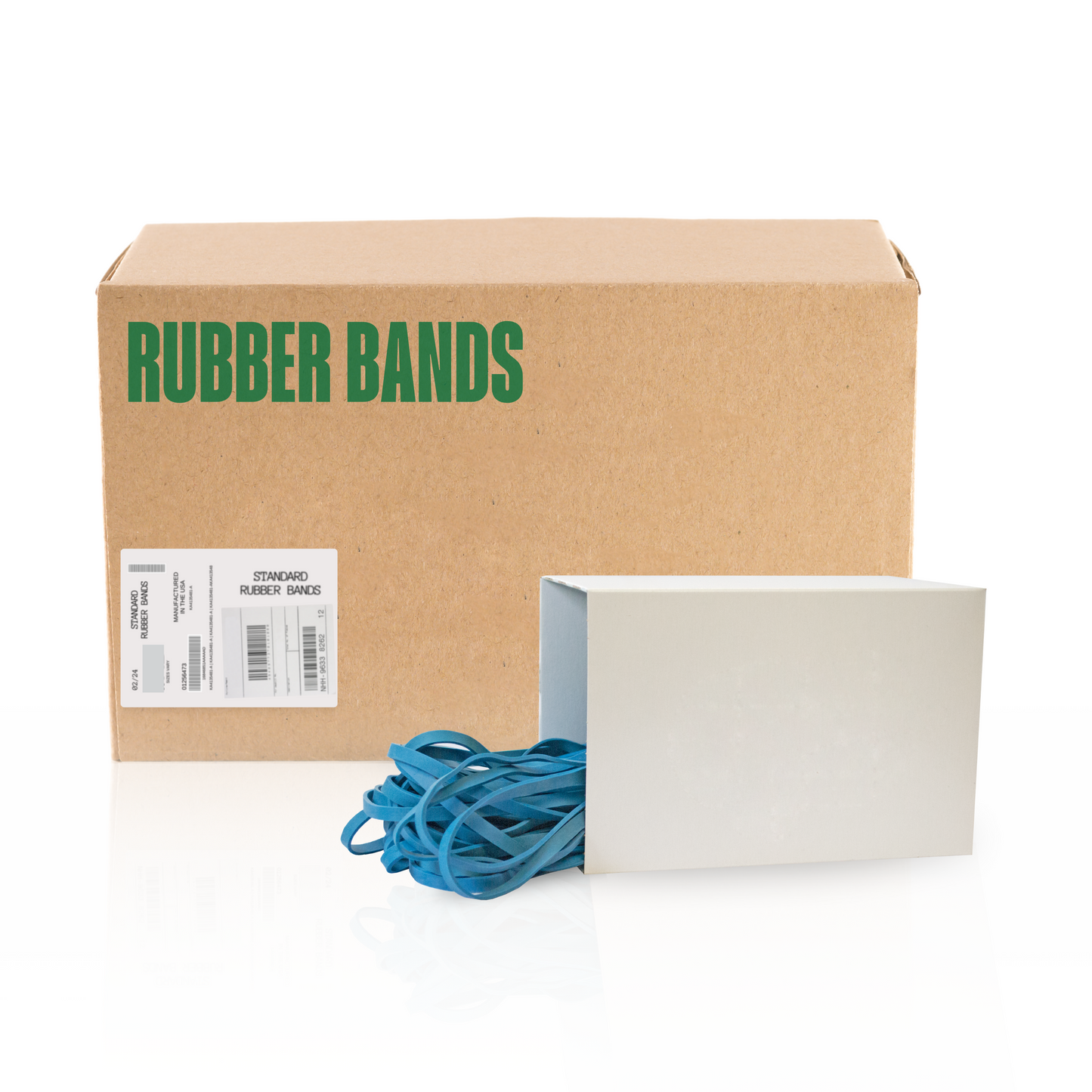 Alliance Can Bandz, Oversized 17" x 1/4"  Industrial Rubber Bands, 50 Count Box, Blue
