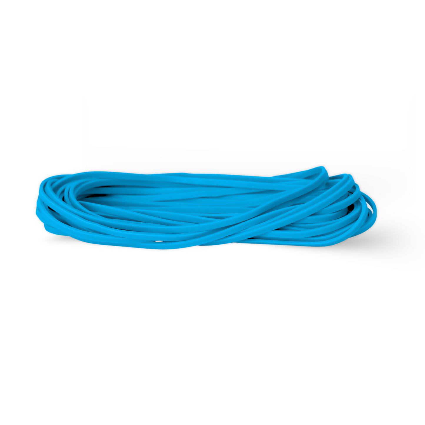 Alliance Non-Latex with Antimicrobial Protection Rubber Bands, Size #117B (7" x 1/8"), Cyan Blue