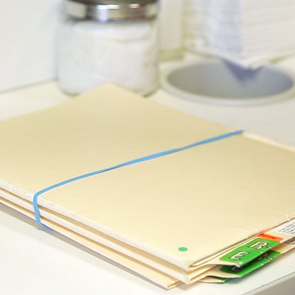 Alliance Non-Latex with Antimicrobial Protection Rubber Bands, Size #117B (7" x 1/8"), Cyan Blue