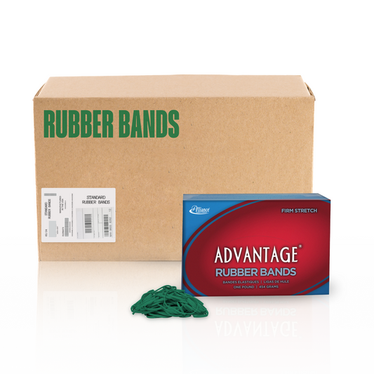 Alliance Advantage Rubber Bands, Size #32 (3" x 1/8"), Green