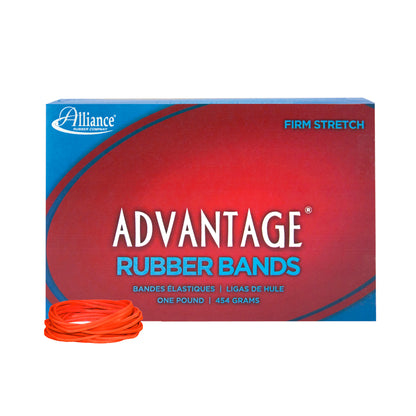 Alliance Advantage Rubber Bands, Size #16 (2-1/2" x 1/16"), Red