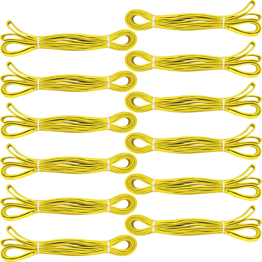 Alliance Pallet Bands Extra Large Heavy Duty Industrial Rubber Bands, 84" x 1", Yellow