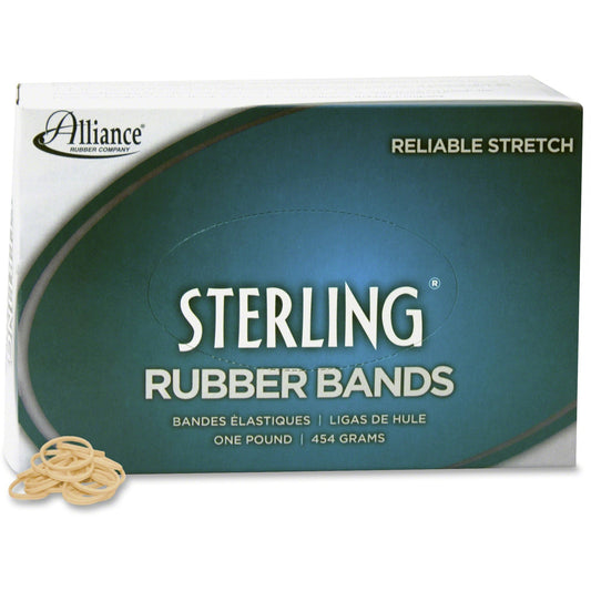 Alliance Sterling Rubber Bands, Size #8 (7/8" x 1/16"), Crepe