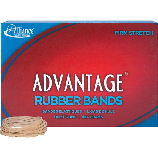 Alliance Advantage Rubber Bands, Size #16 (2-1/2" x 1/16"), Natural Crepe