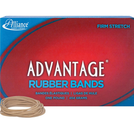 Alliance Advantage Rubber Bands, Size #18 (3" x 1/16"), Natural Crepe