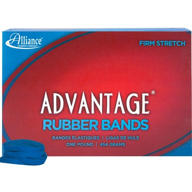 Alliance Advantage Rubber Bands, Size #62 (2-1/2" x 1/4"), Blue