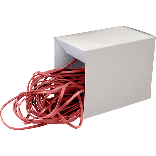 Alliance Can Bandz, Oversized  12" x 1/4" Industrial Rubber Bands, 50 Count Box, Red