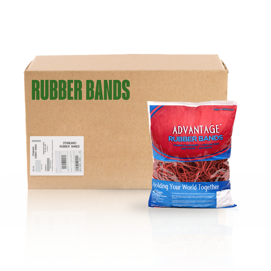 Alliance Advantage Rubber Bands, Size #19 (3-1/2" x 1/16"), Red