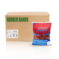 #19 Red Rubber Bands - 3.5" x 1/16" - Bulk Sizes Available