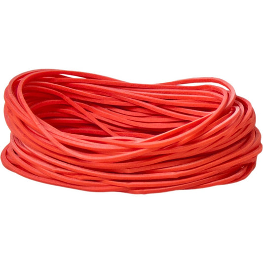 Red Packer Bands - Industrial Quality Rubber Bands, Size #22 (5" x 1-16"), Red