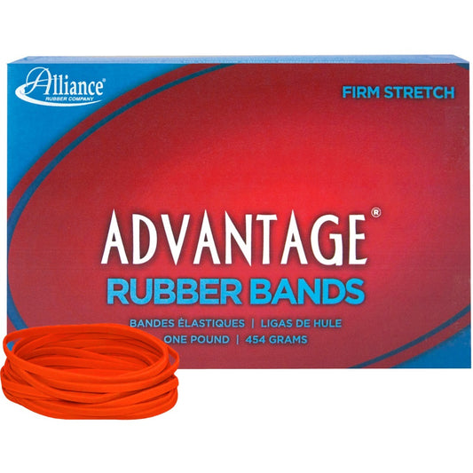 Alliance Advantage Rubber Bands, Size #33 (3-1/2" x 1/8"), Red