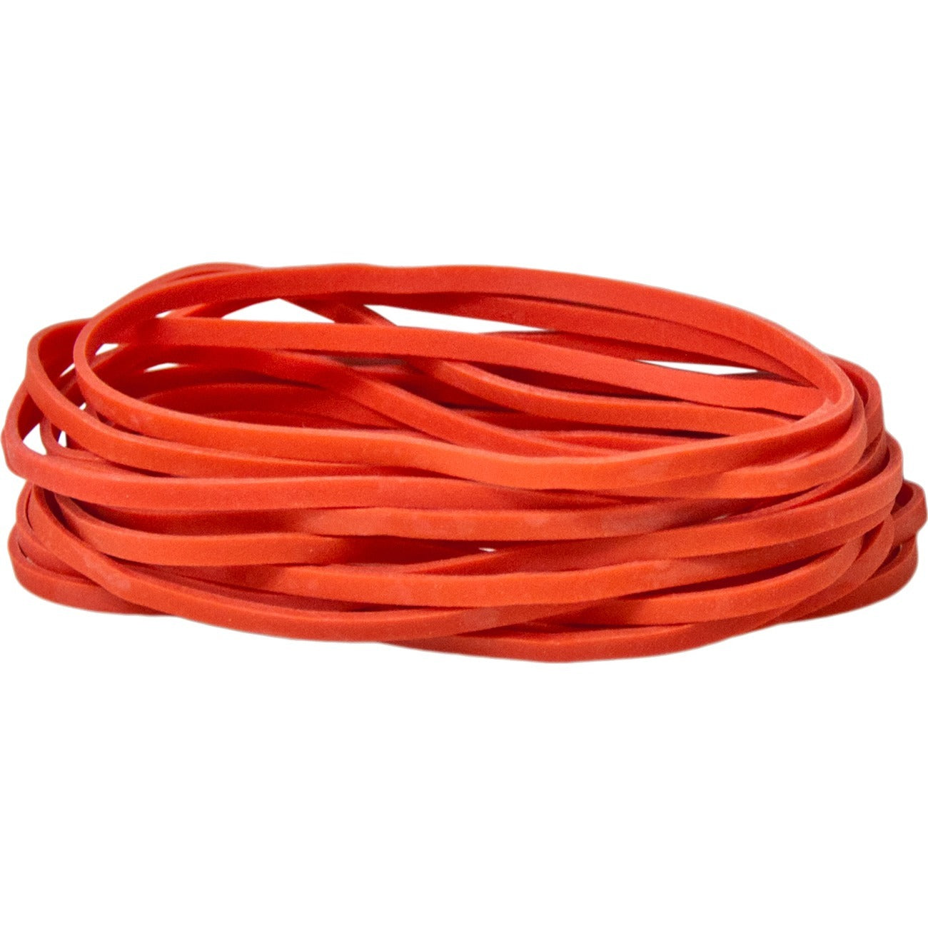 Red Packer Bands - Industrial Quality Rubber Bands, Size #35 (4-1/2" x 1/8"), Red