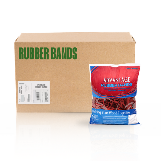 Alliance Advantage Rubber Bands, Size #117B (7" x 1/8"), Red